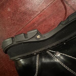 Alexander McQueen tread lace up boots